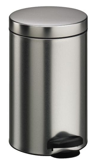Meliconi koš za odpadke PEDAL BIN 14 l, brušeno jeklo