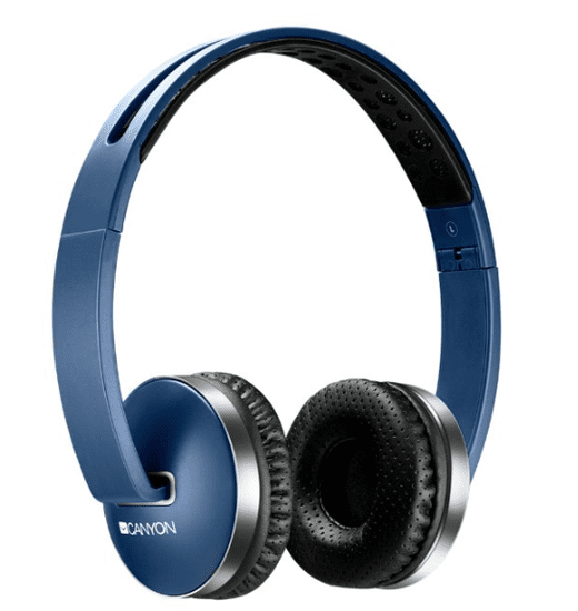 Canyon CANYON brezžične Bluetooth 4.2 slušalke, modre, zložljive (CNS-CBTHS2BL)