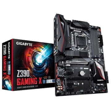 Gigabyte osnovna plošča Z390 GAMING X, DDR4, USB 3.1 Gen 2, LGA1151, ATX