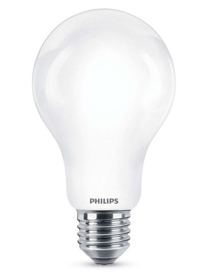 Philips žarnica LED classic 100W A67 WW FR ND, toplo bela, 2 kosa