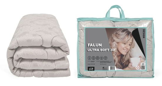 My Best Home prešita odeja Falun Ultra Soft 3D, 200 x 220 cm, srebrna