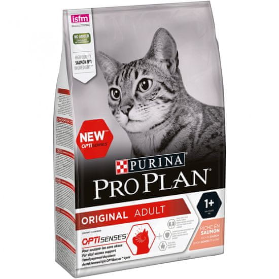 Purina Purina Pro Plan hrana za odrasle mačke, losos, 3 kg - Odprta embalaža