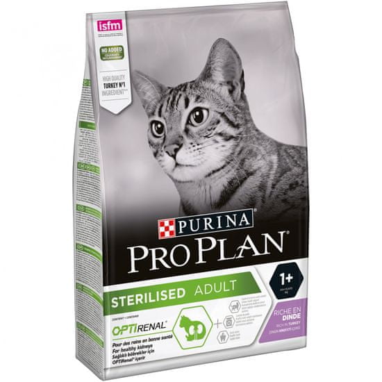 Purina hrana za sterilizirane mačke, puran, 3 kg - odprta embalaža