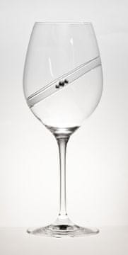B. Bohemian kozarci za rdeče vino SPARKLING RING, 470 ml, 2 kosa