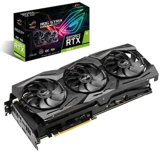 ASUS grafična kartica ROG Strix GeForce RTX 2080 Ti OC, 11 GB GDDR6