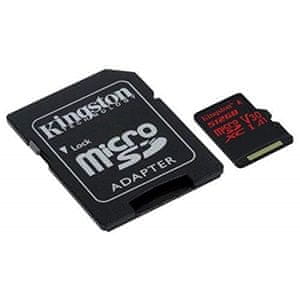 Kingston Kingston spominska kartica SDXC Canvas micro 512GB, 100MB/80MB/s, UHS-I Speed Class 3 (U3)