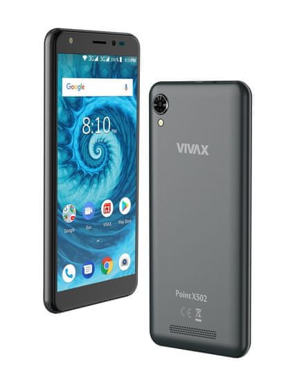 Vivax Point X502 GSM telefon, siv