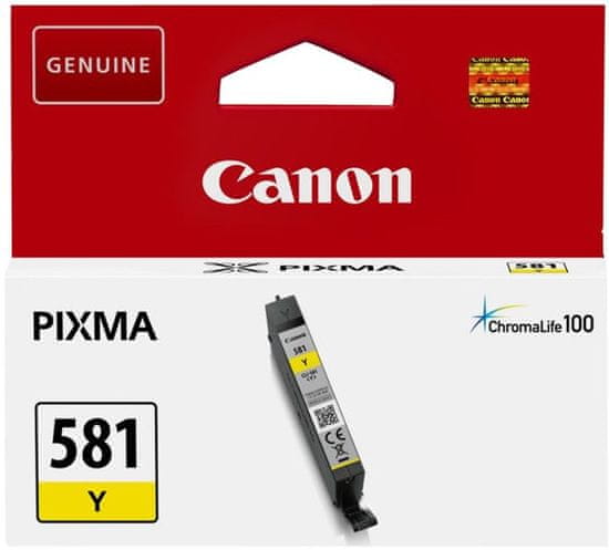 Canon kartuša CLI-581, rumena