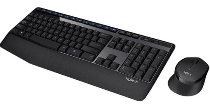 Brezžična miška in tipkovnica Cordless Desktop MK345