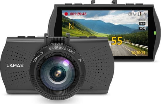 LAMAX avto kamera C9 - odprta embalaža