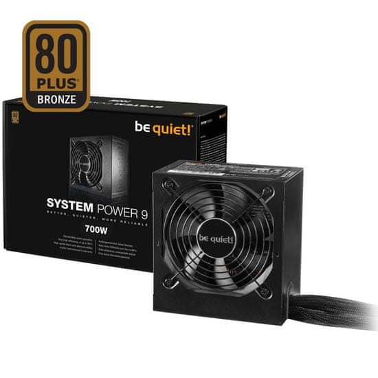 Be quiet! napajalnik ATX System Power 9, 80Plus Bronze, 700 W