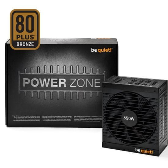 Be quiet! modularni napajalnik ATX Power Zone, 80Plus Bronze, 650 W CM