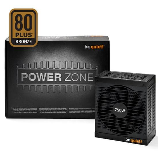Be quiet! modularni napajalnik ATX Power Zone, 80Plus Bronze, 750 W CM