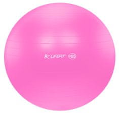 LIFEFIT Anti-Burst gimnastična žoga, 65 cm, roza