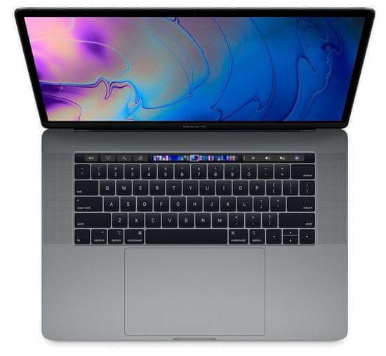 Apple prenosnik MacBook Pro 15 Touch Bar/i7 2,2GHz/16GB/SSD256GB/RadeonPro555X/macOS, Space Grey - SLO KB