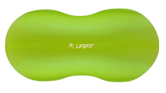 LIFEFIT gimnastična žoga Nuts, 90x45 cm, svetlo zelena