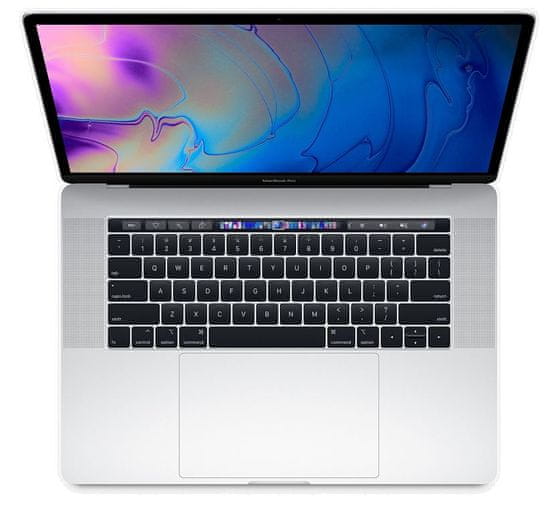 Apple prenosnik MacBook Pro 15 Touch Bar/i7 2,2GHz/16GB/SSD256GB/RadeonPro555X/macOS, Silver - INT KB