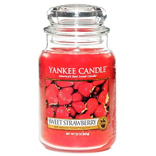 Yankee Candle dišeča sveča Classic velika - sladke jagode, 623 g