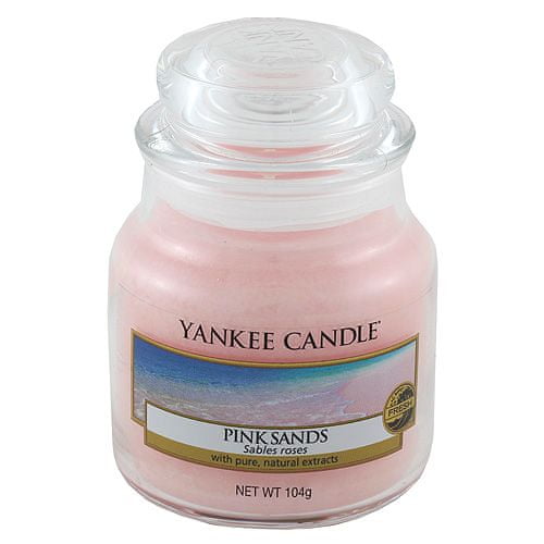 Yankee Candle dišeča sveča Classic mala - roza pesek, 104 g