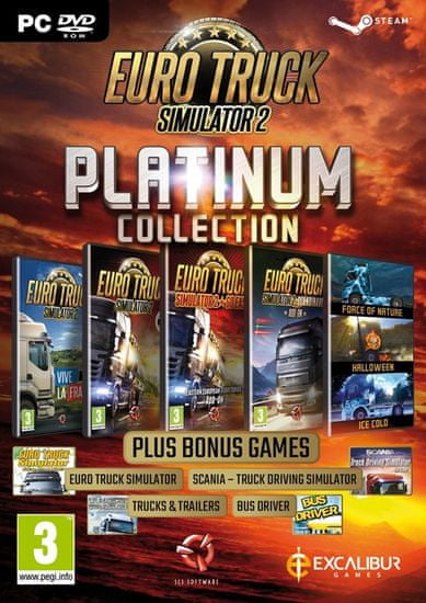 Excalibur Games Euro Truck Simulator 2 Platinum Collection (PC)