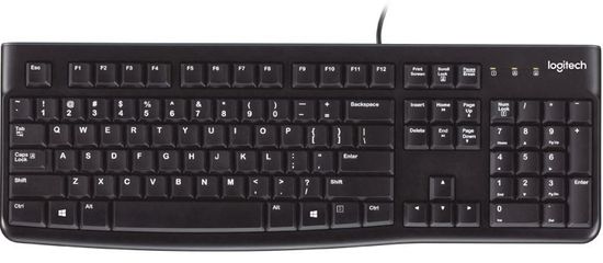 Logitech K120 tipkovnica, USB, US