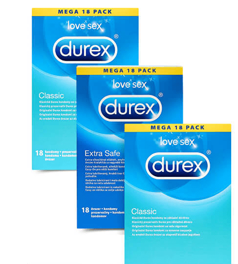 Durex set kondomov Confidence 2+1 - Odprta embalaža | mimovrste=)