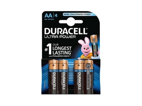 Duracell alkalne baterije Ultra Power, MX1500B4, 4 kos