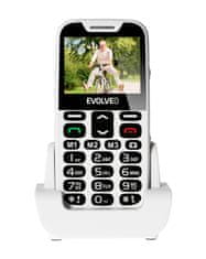Evolveo telefon za starejše EasyPhone XD, bel