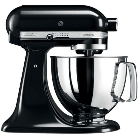 KitchenAid mešalec Onyx Black, črn (KA5KSM175PSEOB)