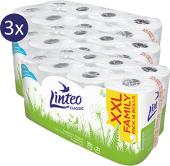 LINTEO Classic toaletni papir 2-slojni, 3 x 16 rolic