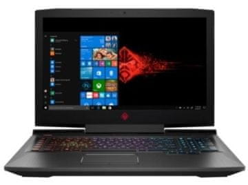 HP gaming prenosnik OMEN 17-an103nm i7-8750H/16GB/SSD256GB+1TB/GTX1070/17,3FHD/W10H (4RQ69EA)