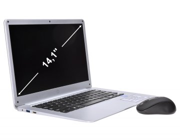 Manta prenosni računalnik MLA141 Cherry Trail Z8350/2GB/SSD32GB/14,1FHD/W10H, srebrn (MAN-NB-MLA141S)