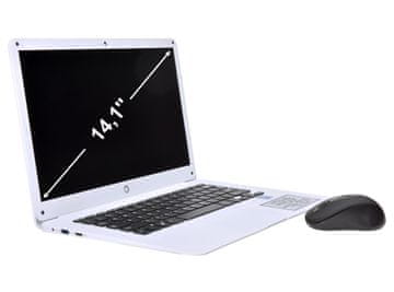 Manta prenosni računalnik MLA141, 14.1'', Full HD, 2GB, 32GB SSD, WiFi, Windows 10, bel