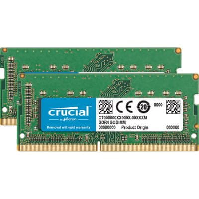 Crucial pomnilnik SODIMM DDR4 16GB Kit (2x 8) PC4-19200 24 CL17 SR x8 Crucial (CT2K8G4S24AM)