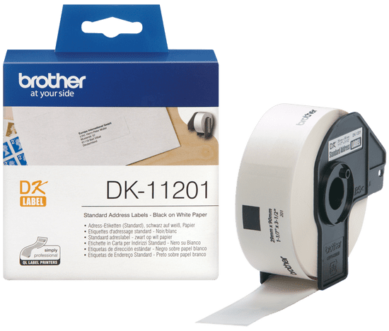 Brother termalne nalepke DK11201, 29 x 90 mm