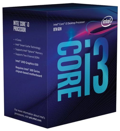 Intel procesor Core i3-8100 BOX, Coffee Lake