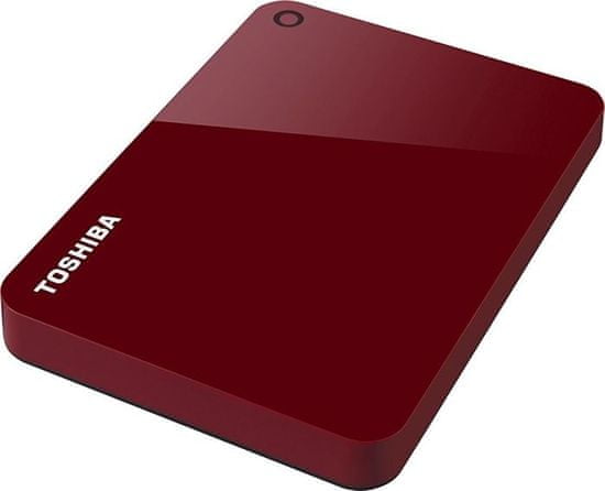 Toshiba zunanji trdi disk Canvio Advance 6,35cm/2.5" 1TB, USB3.0, rdeč