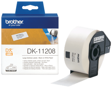 Brother Termalne nalepke Brother DK11208, 38 x 90 mm