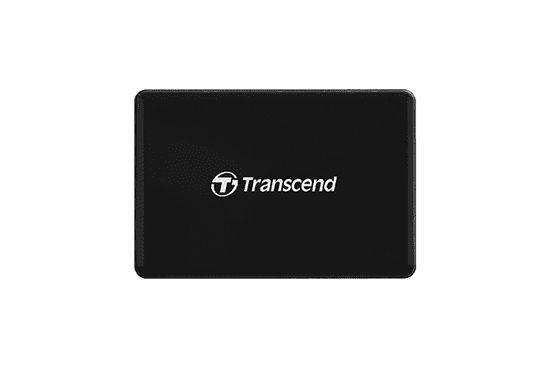 Transcend čitalec kartic RDC8, USB 3.1/3.0, micro USB v USB Type-C, črn