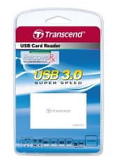 Transcend čitalec kartic RDF8, USB 3.1/3.0, micro USB v USB Type A, bel