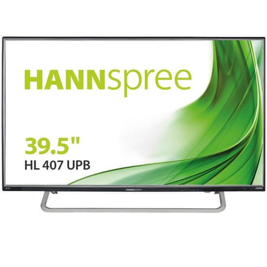 Hannsg LED LCD monitor HL407UPB, IPS, FHD, 100,33 cm (39,5''), črno siv