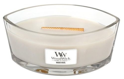 Woodwick dišeča sveča, topla volna, 453,6 g