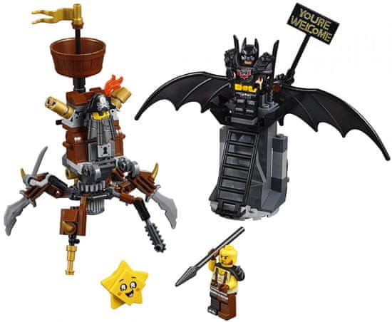 LEGO Movie 70836 Batman in Kovovous sta pripravljena na boj
