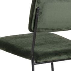 Design Scandinavia Jedilni stol Melodi (SET 2 kosa), zelen