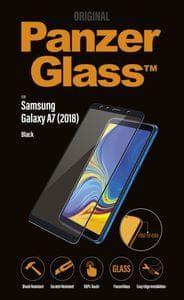 Zaščitno steklo za Galaxy A7 2018, črna