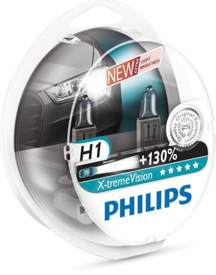 Philips par žarnic H1 X-treme Vision + 130%