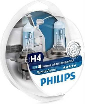 Philips žarnica Halogen H4 12V + W5W WhiteVision - Odprta embalaža