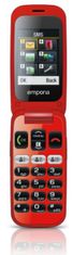 Emporia telefon ONE V200, rdeč