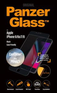Zaščitno steklo za iPhone 6/7/8 CF Camslider Privacy