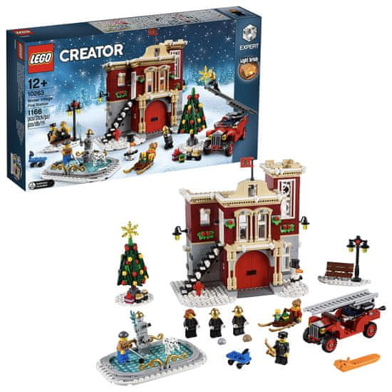 LEGO Creator Expert 10263 Gasilska postaja v zimski vasi